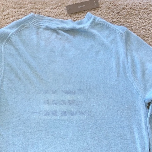 J. Crew Linen Sweater in Striped SAIL - Picture 7 of 8